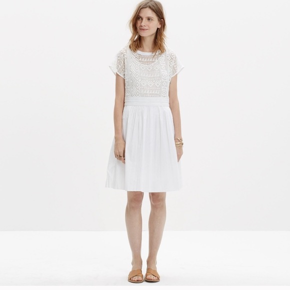 Madewell Dresses & Skirts - Madewell Geo-Lace Eyelet Dress